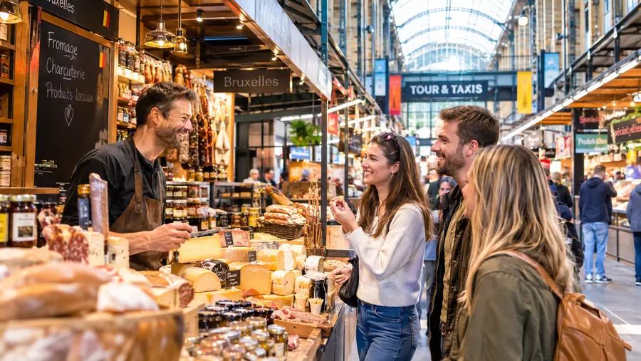 Brussels Food Market Tours: Tour & Taxis